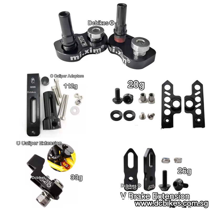 Various C/V Brake Pads/Caliper Extender Adapter 23mm C Brake Pads Extender (1 Pair)