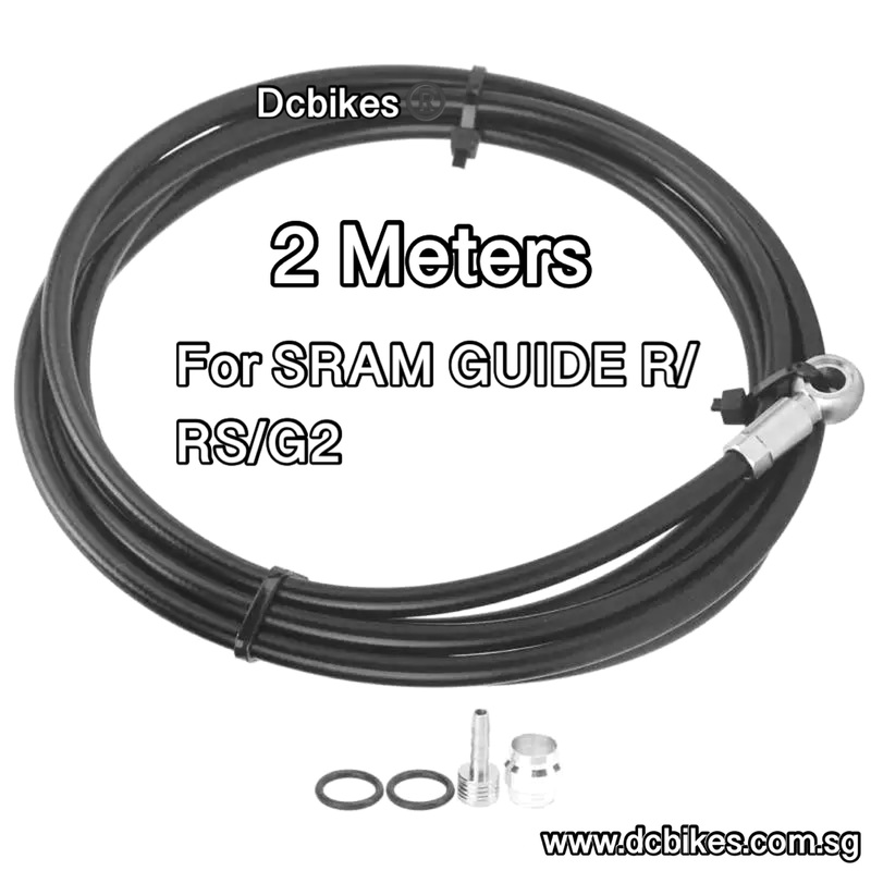 2 Meters Olives + Inserts Banjo Hydraulic Brake Hose Housing For Sram