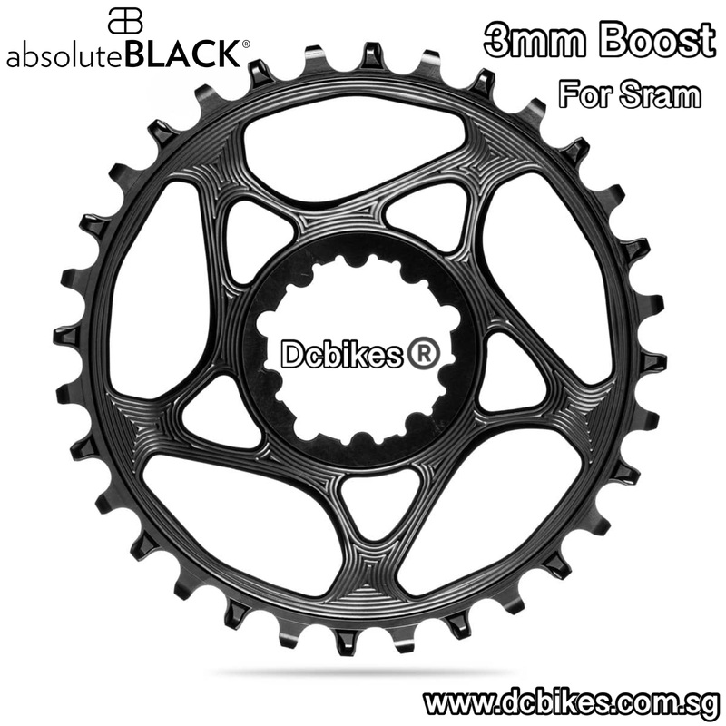 Absoluteblack 32T | 34T Boost 3mm Offset Round Direct Mount Chain Ring For Sram Crank 32T Round 3mm Boost For Sram