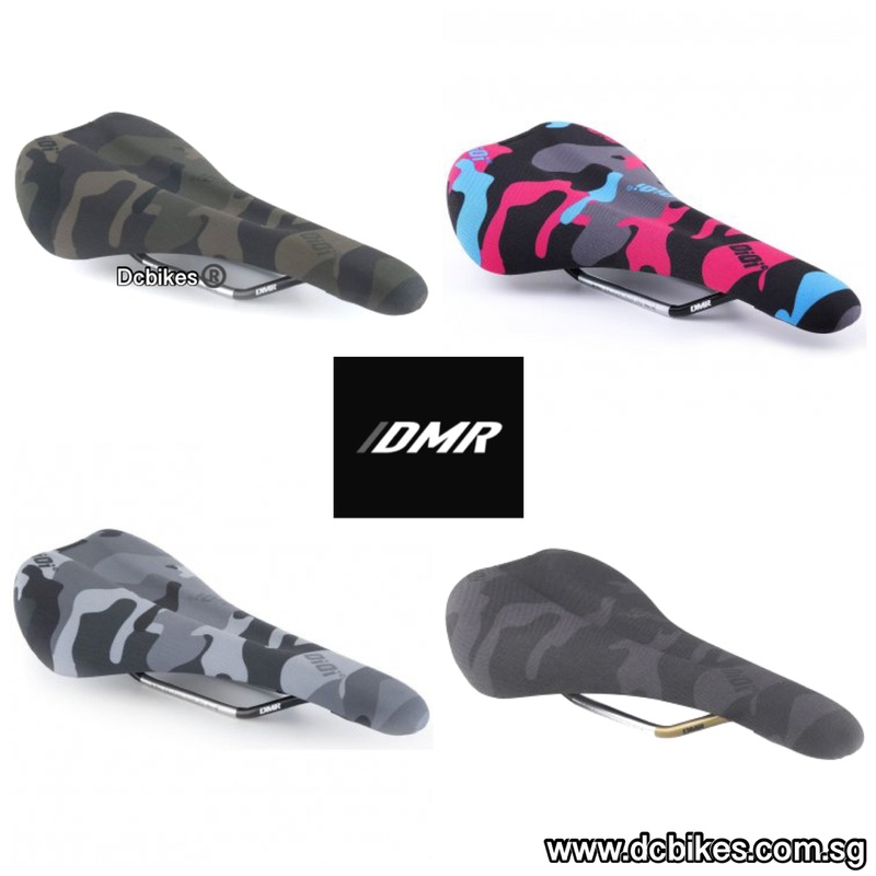 DMR OiOi Mountain Bike Bicycle Saddle Seat 270g Black Camouflage