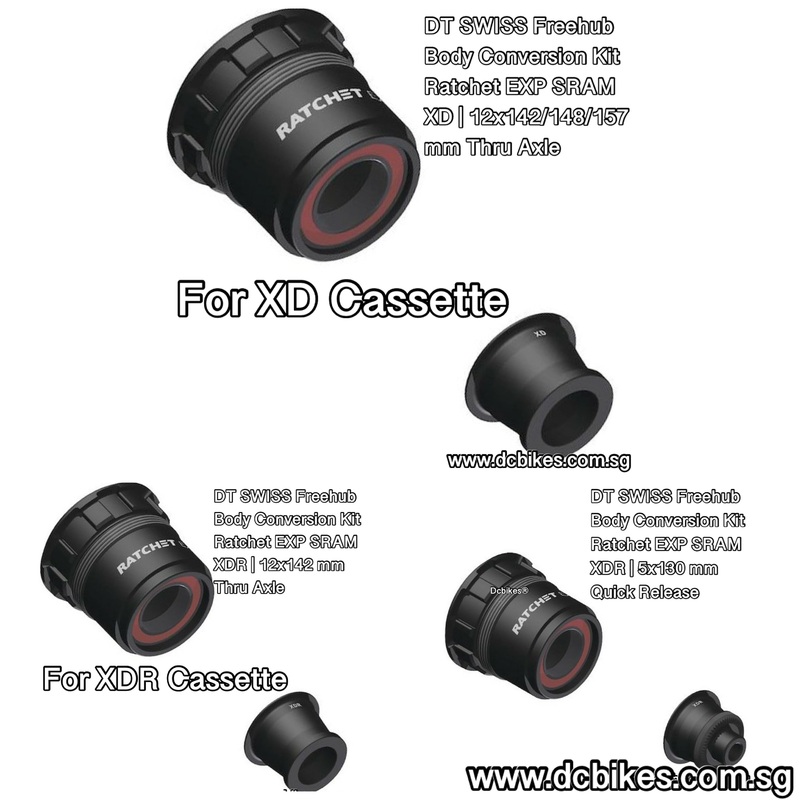 DT Swiss Freehub Body Conversion Kit For Ratchet EXP SRAM XD | XDR 12mm Thru Axle
