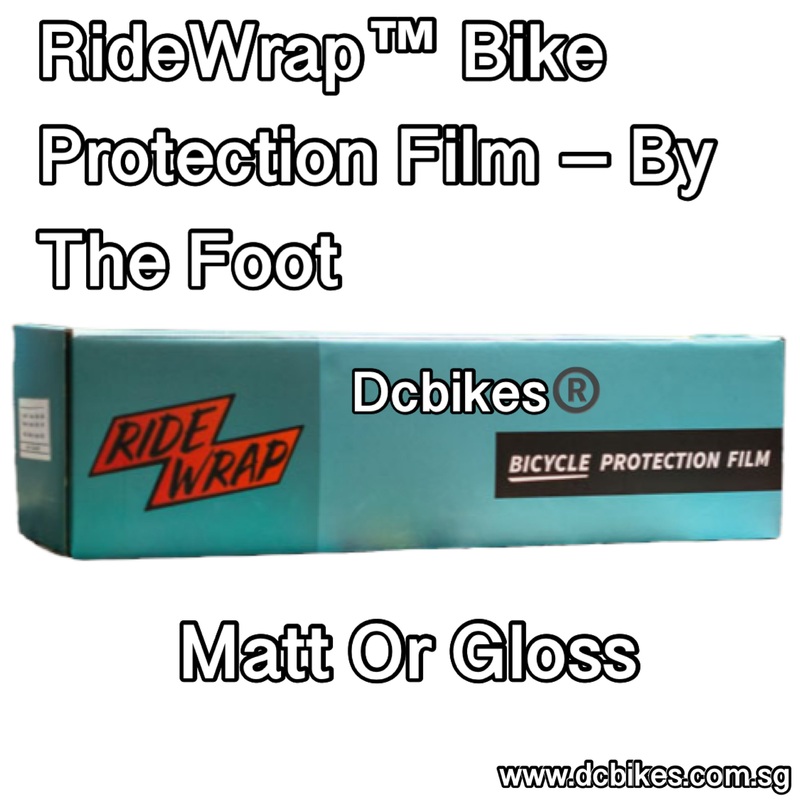 RideWrap Universal Gloss | Matt Bike Frame Fork Protection Film  By The Foot Gloss – 2 SQFT (31cm X 61cm)