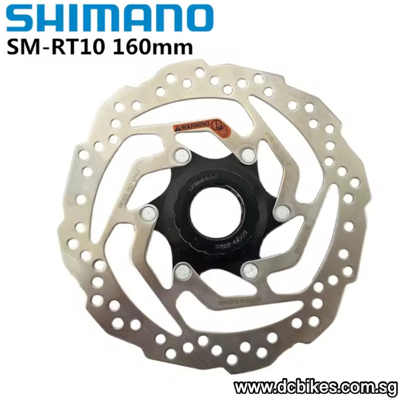 Shimano 160mm | 180mm SM-RT10 Centerlock Disc Brake Rotors (1 Disk) 160mm Centerlock Disc (1 Piece)