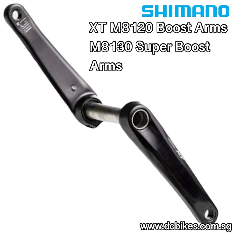 Shimano XT Boost M8120 | M8130 Super Boost 11 | 12 Speed Crank Arms 165mm – M8120 Boost Arms Only – 165