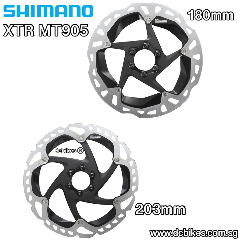 Shimano XTR 180mm | 203mm 6 Bolts RT-MT905 IceTech FREEZA Disk Brake Rotor (1 Disc) 180mm – 1 Disc