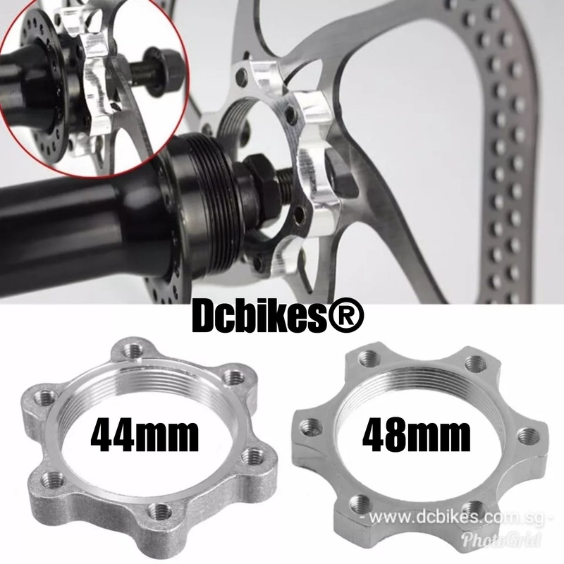 44mm | 48mm Threaded Hubs Disc Brake Rotor Conversion Adapter (2 Pieces) 44mm – 2 Pieces