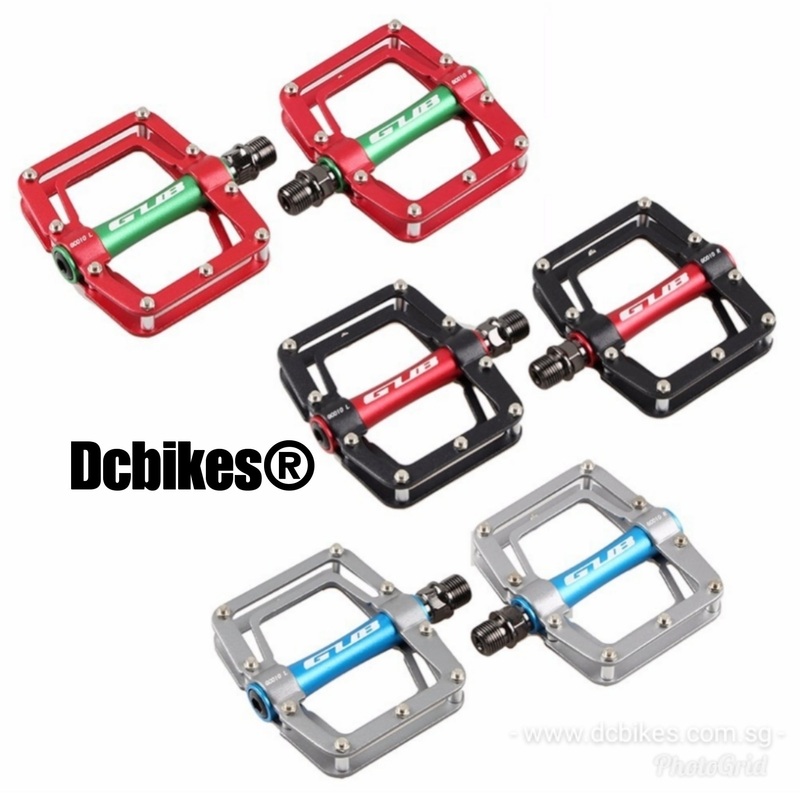 Aluminium Flat Platform Axle 9/16″ Bicycle Pedals Red