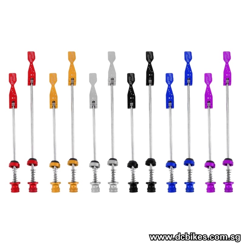 Anodized 5mm Quick Release Skewers 100mm/135mm MTB QR Red
