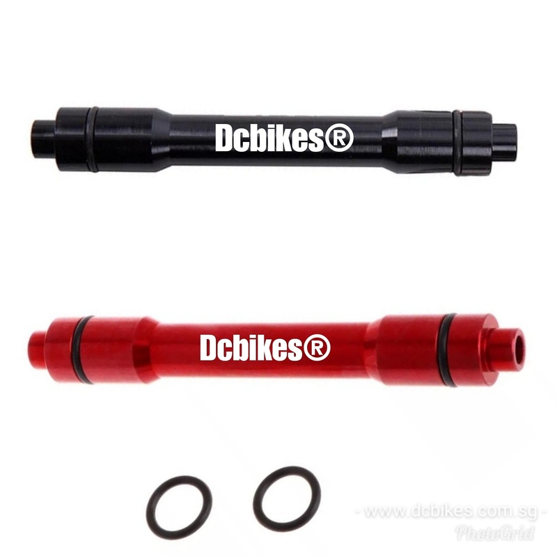 Front Hub 15mm X 100mm Thru Axle To 9mm QR Conversion Quick Release Adapter Kit Black