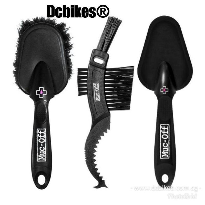 Muc Off 3 X Premium MTB Road Bike Maintenance Brush Set