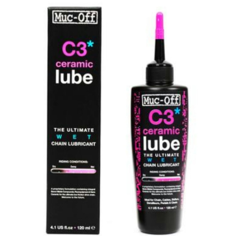 Muc Off Ceramic Road MTB Wet Bicycle Chain Lube 120ml