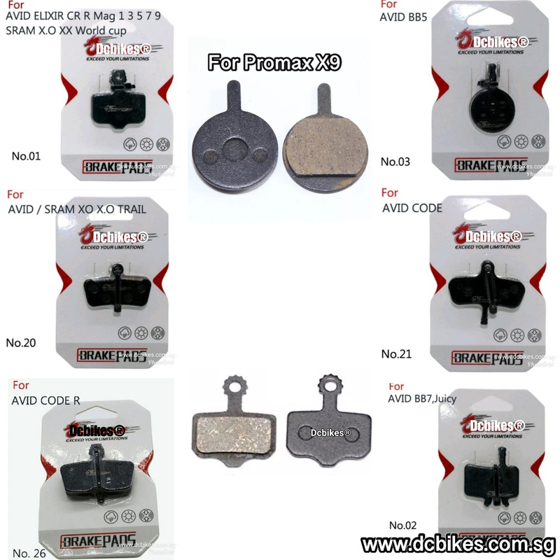 Various Models Kevlar/Copper Resin Brake Pads For Sram Avid (1 Pair) #1 Avid Elixir R Cr Xx – 1 Pair