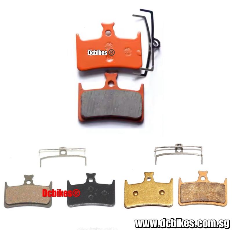 Semi | Full Metal MTB Brake Pads For Hope Tech E4 Black Semi Metal Pads (1 Pair)