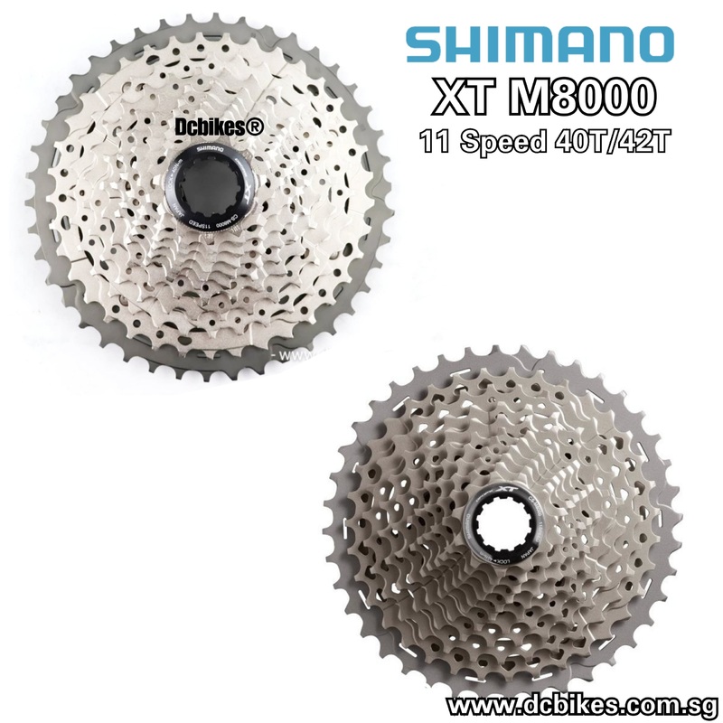 Shimano 11 Speed XT 11T – 40T | 42T M8000 MTB Bicycle HG Cassette 11 Speed 40T