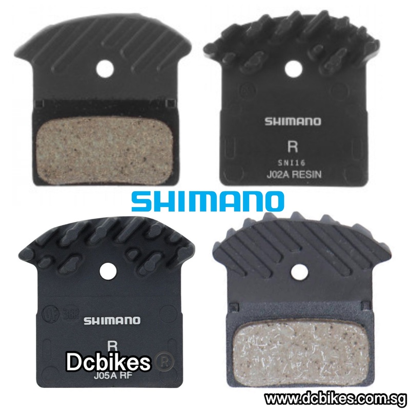Shimano Ice Tech Shark Fin Resin Brake Pads Deore SLX XT XTR -Alfine J-Type Disc J02A – 1 Pair