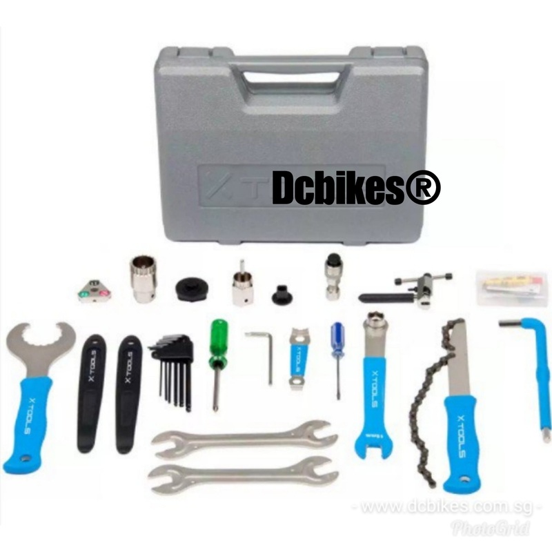 X-T Bike Home Mechanic Bicycle Tool Box Kit – 18 Piece