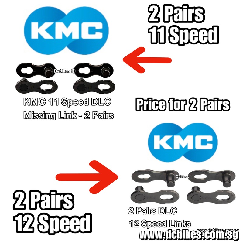 KMC 11 | 12 Speed Missing Link 12NR DLC Chain Connectors (4 Pieces) 11 Speed – 4 Pieces