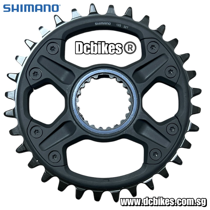 Shimano 1 X 12 Speed Deore CRM65 Direct Mount Chain Ring For M6100 | M6120 |  M6130 Crank Deore M6100 32T Round Chain Ring