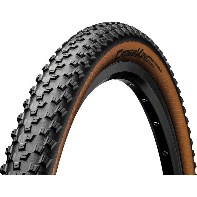 Cross King Tire – 27.5 x 2.20 Tubeless Folding BLK/Bernstein BLKChili ProTection E25 27.5 x 2.2″