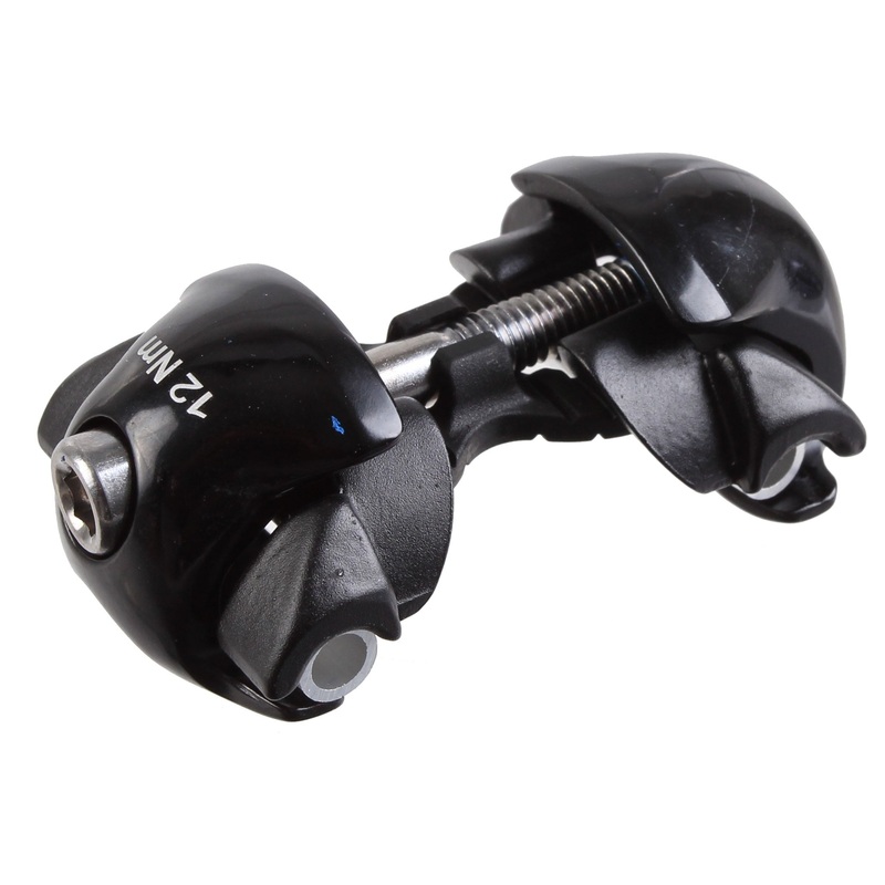 WCS 1-Bolt Seatpost Saddle Rail Clamp – Complete Set For Alloy Posts 8 x 8.5mm Rails BLK