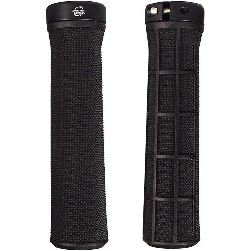 Happy Hands Diamond Lock-On Bike Grips Black