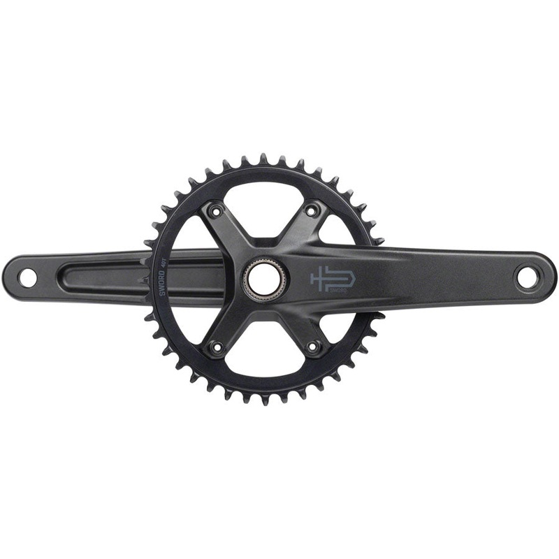 Sword 1x Crankset – 175mm 10-Speed 40t 110 Asym BCD  24mm Spindle BLK