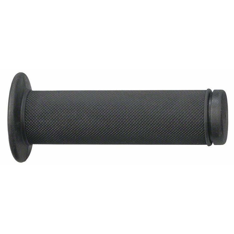 Micro Diamond Bike Handlebar Grips – Black, Flange, Mid Black