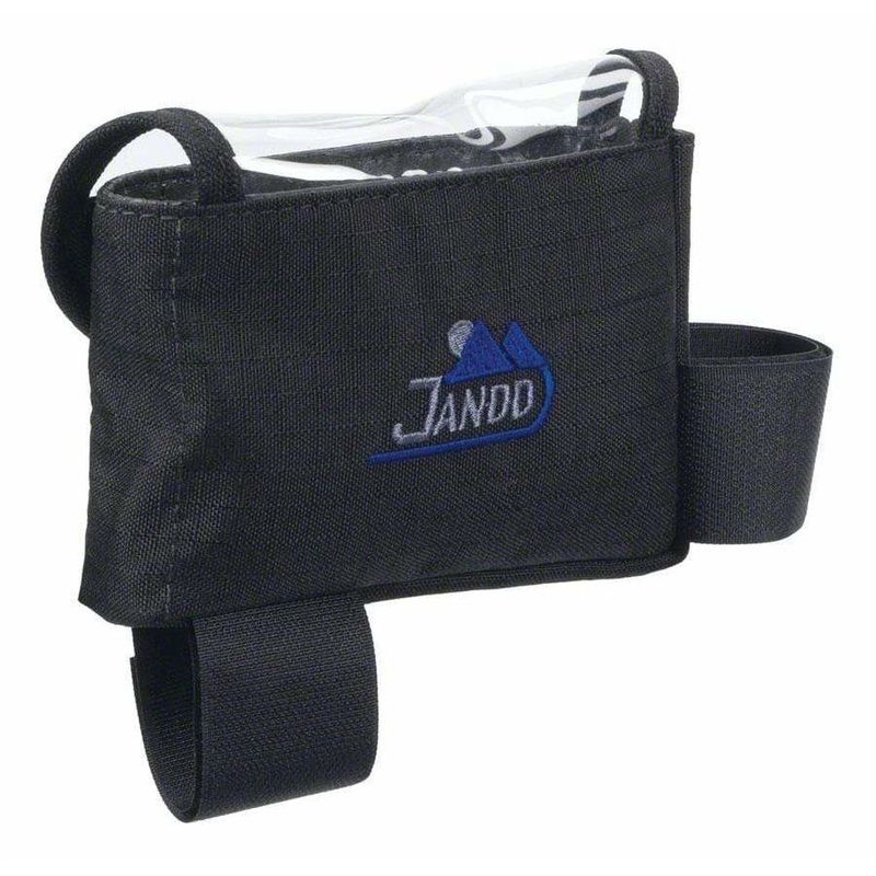 Top Tube/ Stem Bike Bag: Clear-top with velcro closure 0.5L