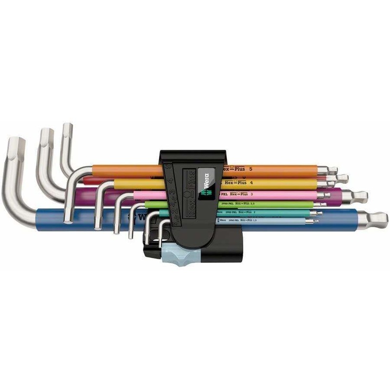 3950/9 Hex-Plus L-Key Hex Wrench Set Bike tools – Metric, Stainless