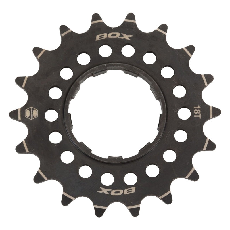 Box One 3/32″ CNC CrMo Cog Black – 18t