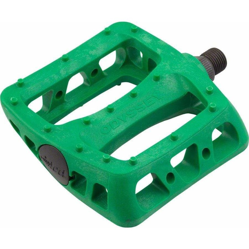 Twisted PC Bike Pedals Green