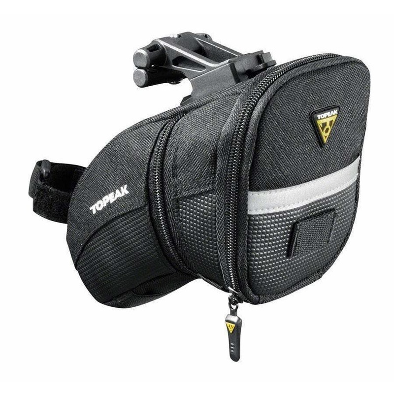Aero Wedge Bike Seat Bag – QuickClick, Medium, Black