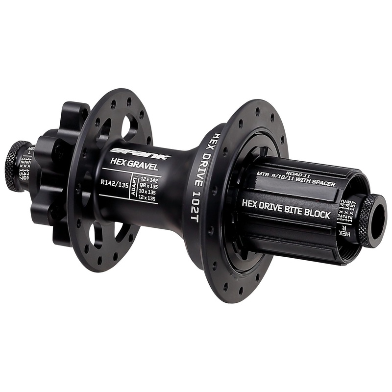 Hex Gravel R135/142 Hub 135/142mm HGR / 28H Black