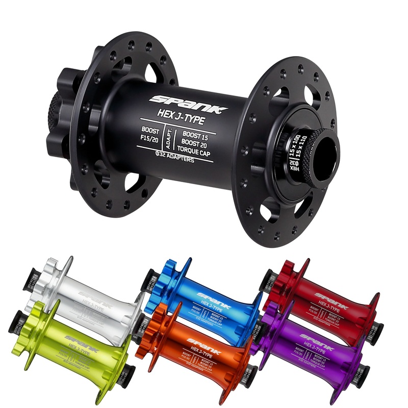 HEX J-Type Front Hub 32H 15/20mm Boost Black