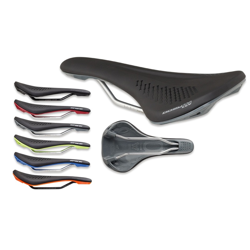 OOZY 220 Mountain Bike Saddle 220mm Red