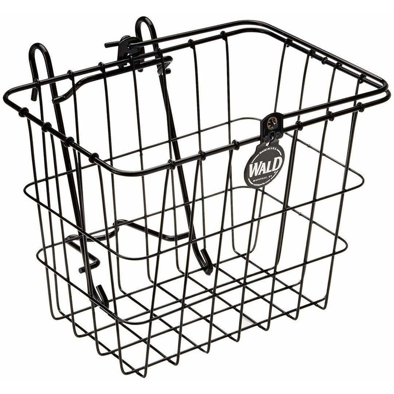 114 Compact QR Front Bike Basket – Black