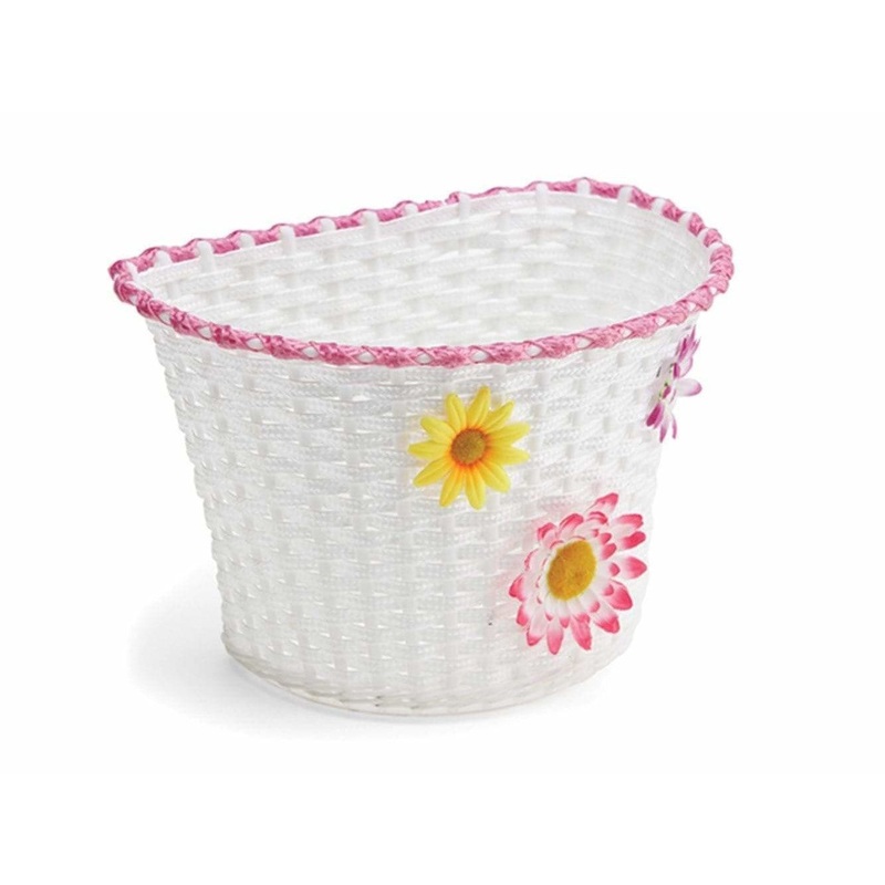 Kids White Flower Basket