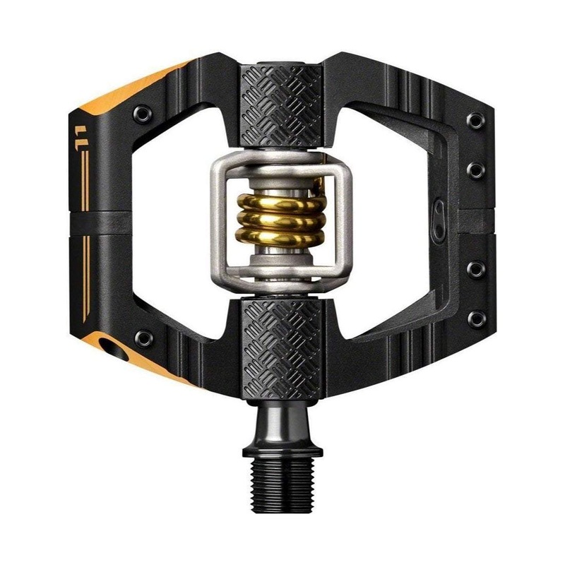 Crankbrothers Mallet Enduro 11 Pedals – Dual Sided Clipless Aluminum 9/16″ BLK/Gold Black/Gold