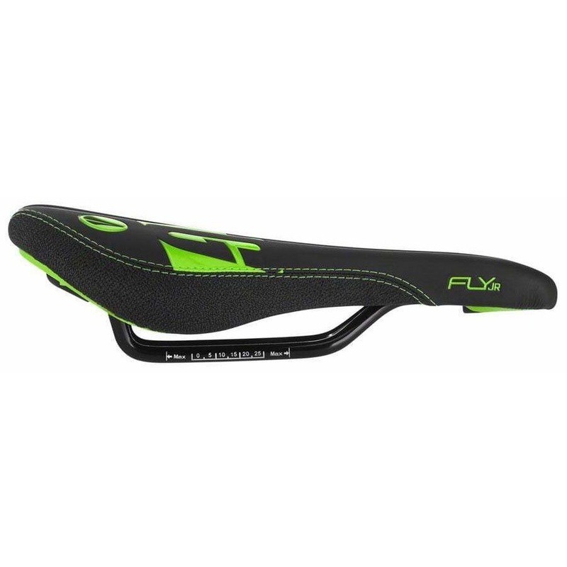 Fly Jr Saddle Steel Rails – Blk/Green Green/Black