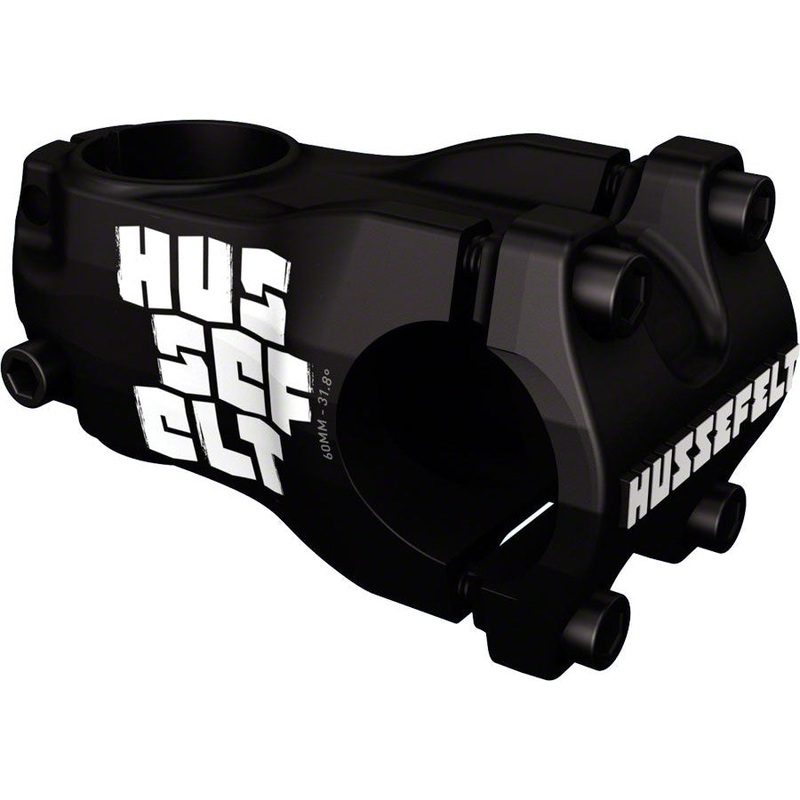 Hussefelt Bike Stem – 31.8 Clamp, +/-0, 1 1/8″, Aluminum 31.8mm 0 Degreess 40mm