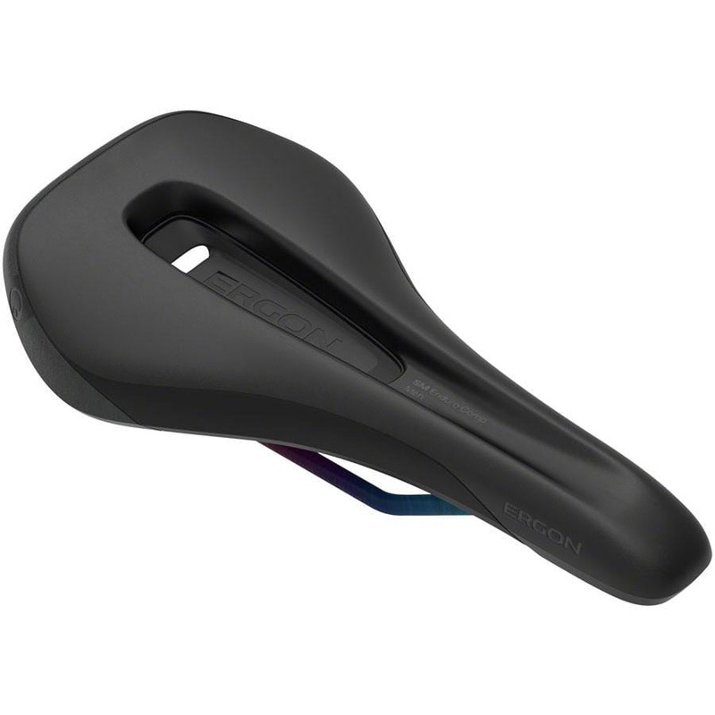 SM Enduro Comp Saddle – Stealth/Oilslick Mens Small/Medium Black