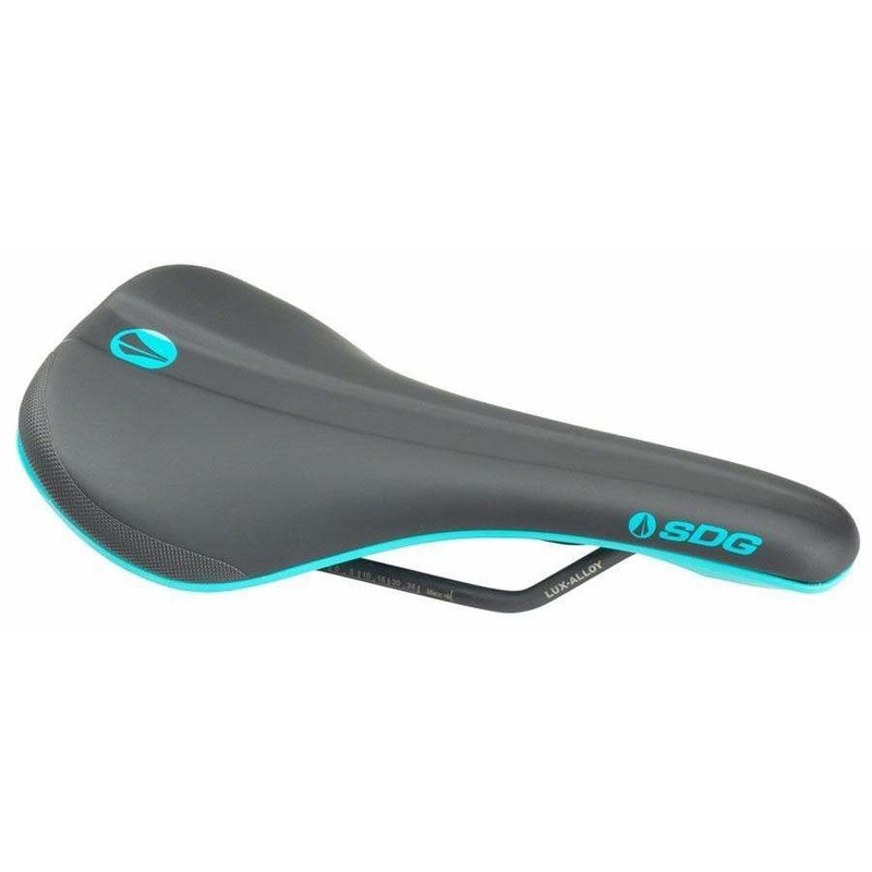 Bel-Air V3 Saddle Lux-Alloy Rails Turquoise Blue/Black
