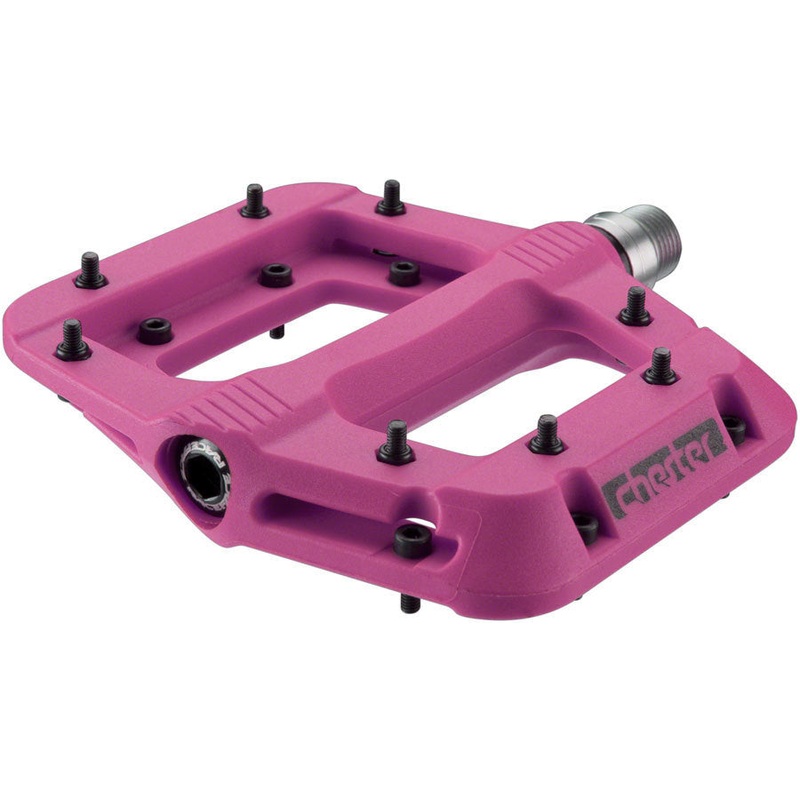 RaceFace Chester Pedals – Platform, Composite, 9/16″ Magenta