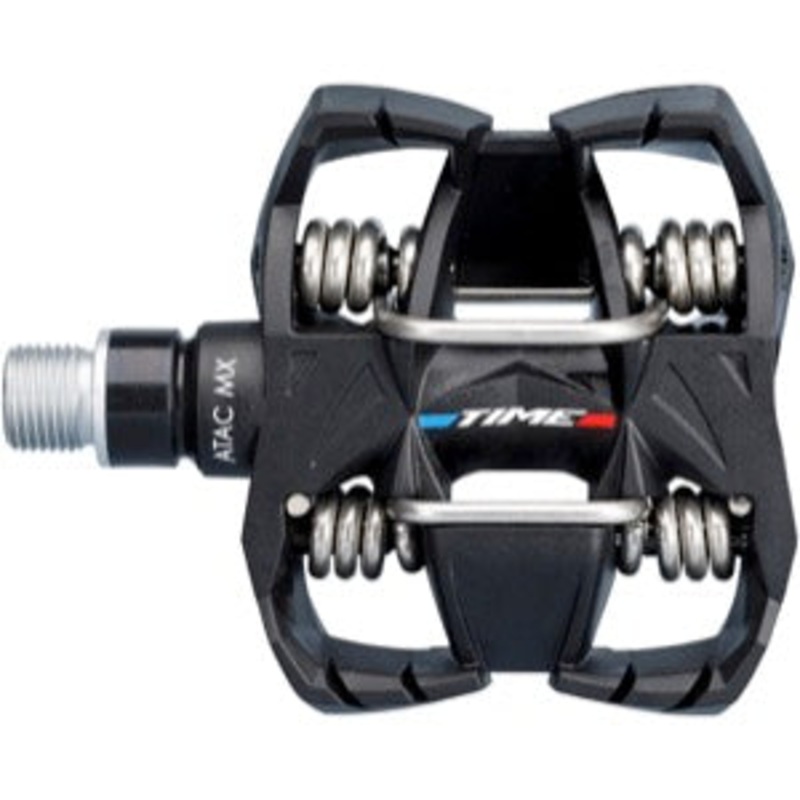 Time MX 6 Pedals – Dual Sided w/Platform, Composite, 9/16″, Black