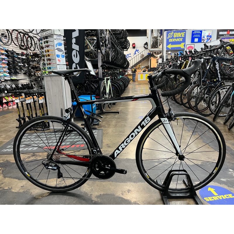 Argon 18 Gallium Pro Shimano 105 11 Speed – Black/White 2019 DEMO Large