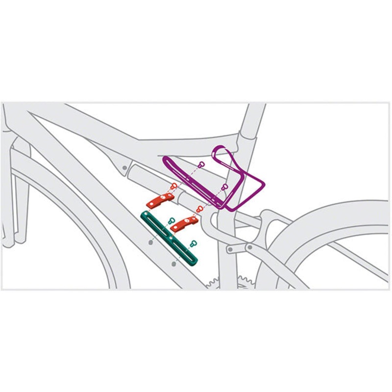 Wolf Tooth B-RAD Double Bottle Cage Adaptor