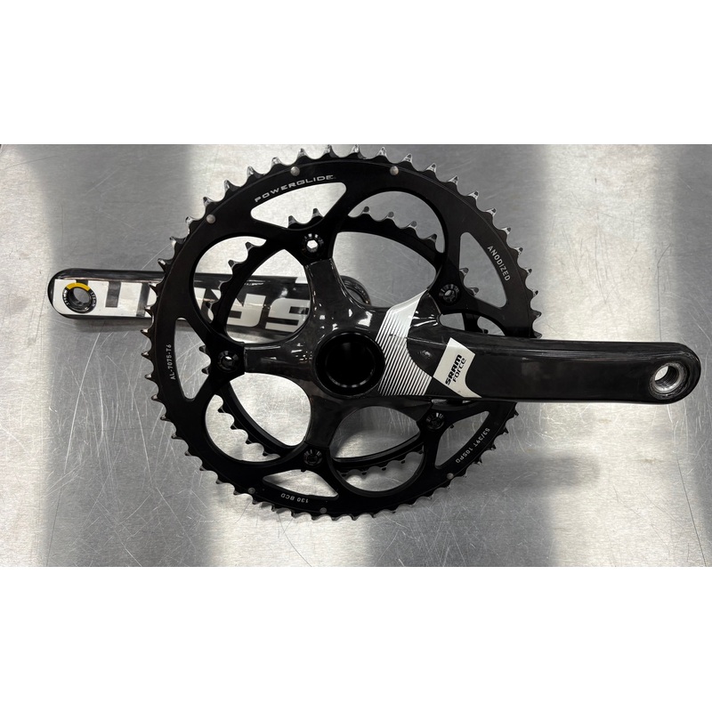 SRAM Force 22 Exogram BB30 172.5mm 53-39T 10-Speed Crankset Used