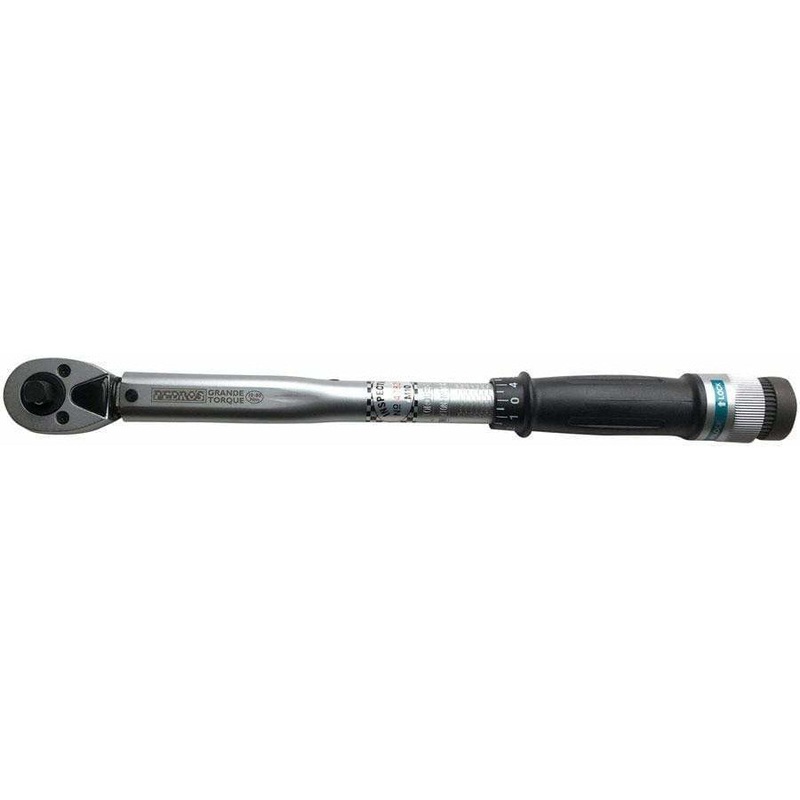 Grande Torque Bike Wrench 3/8″ Ratcheting Reversible Click-Type Micrometer Scale, 10-80 Nm Range