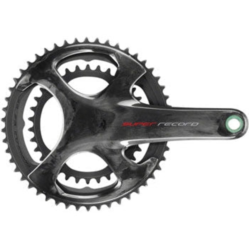 Super Record Bicycle Crankset – 175mm, 12-Speed, 53/39t, 112/146 Asymmetric BCD, Campagnolo Ultra-Torque Spindle Interface, Carbon