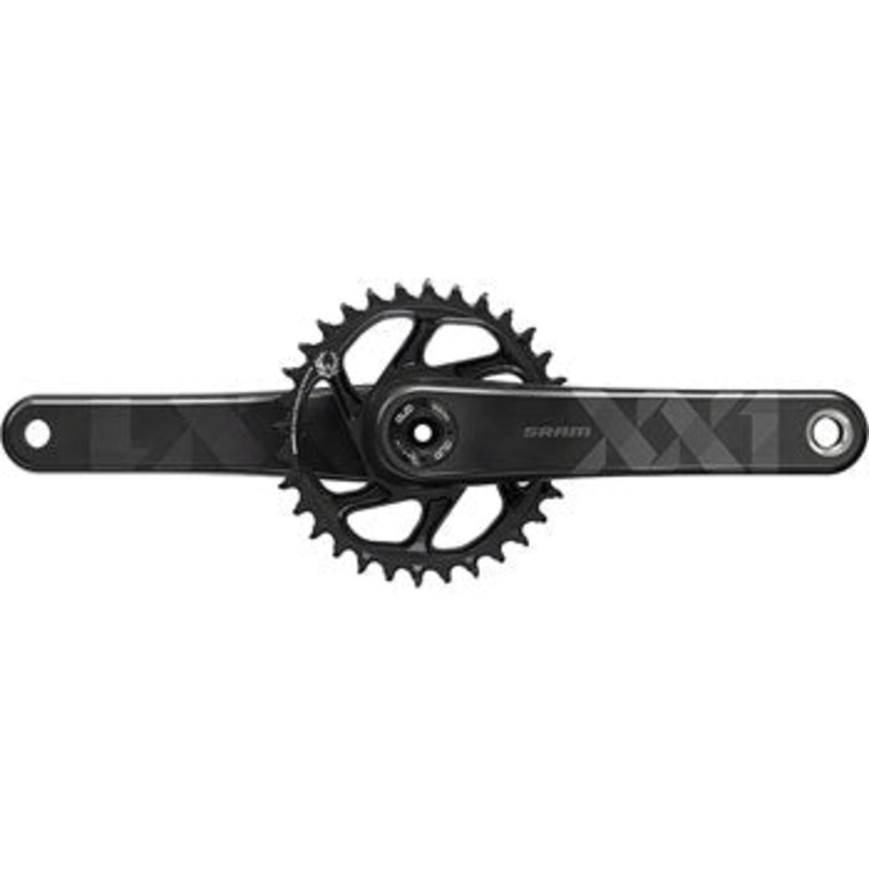 XX1 Eagle Carbon Fat Bike Crankset – 175mm 12-Speed 30t Direct Mount DUB Spindle Interface For 190mm Rear Spacing BLK